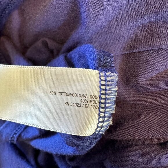 Old Navy Maternity Sleeveless Maxi Dress Pleated Front Blue Size M - Picture 7 of 7